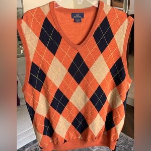 “346” Brooks Brothers 100% Merino Wool sweater vest